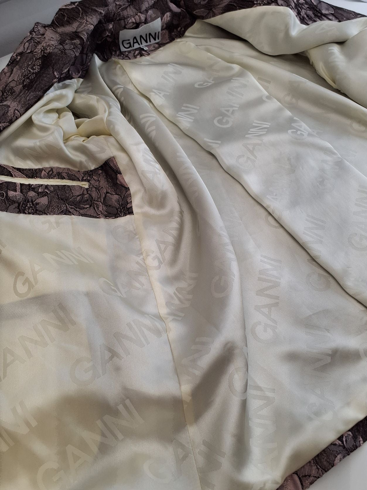 Ganni Oversize Jacquard Jakke